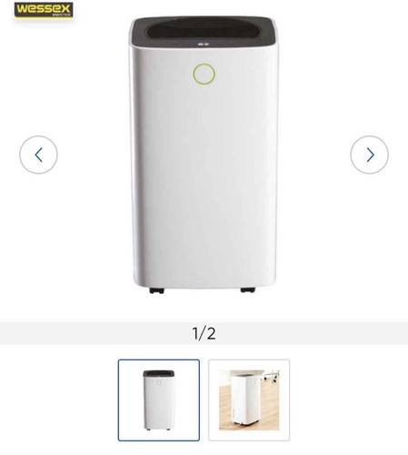 Wessex 12l dehumidifier - 12l, with