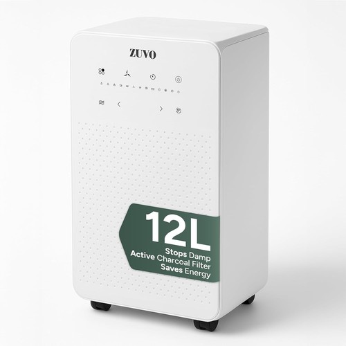 Zuvo 12l dehumidifier carbon - dehumidifier,