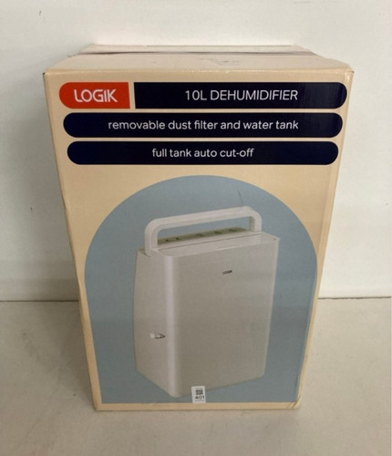 Logik 10l dehumidifier white - logik,
