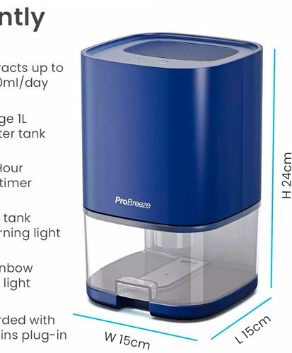 Pro breeze mini dehumidifier - mini,